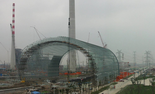 安慶發電廠球形網架